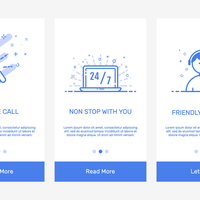 App Onboarding screens