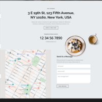 New Work Restaurant Website Contact