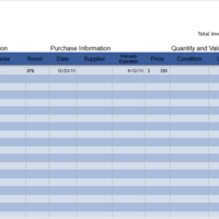 stock Inventory Spreadsheet