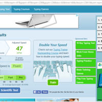  Typing test result
