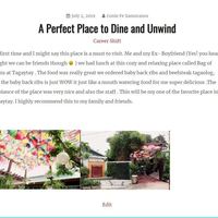 Writing a review using WordPress