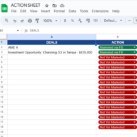 Action sheet