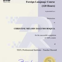 TEFL Certificate