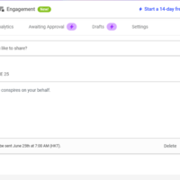 Scheduling Social Media Post