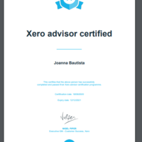 Xero Advisor Certified