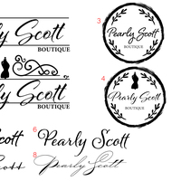 Freelance work black for a clothing boutique.