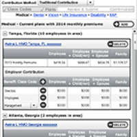 Paychex - Mobile App Prototype for Employer Health Care 