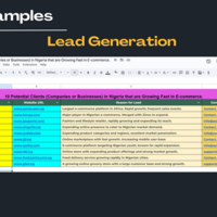 Lead Generation