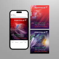 PortfolioT Social Media Post Designs
