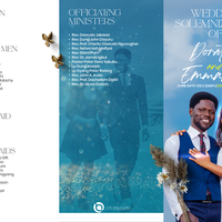 wedding brochure design