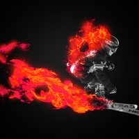 Ski Man Photo Manipulation