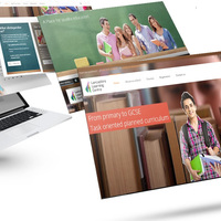 Academy website + logo