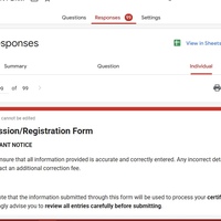 Data Collection Form – Google Forms