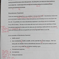 Edits to a client's personal finance ebook