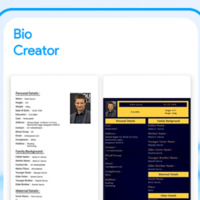 Biodata creator