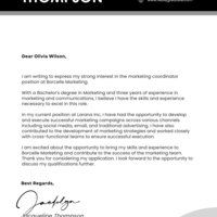 Modern Cover Letter