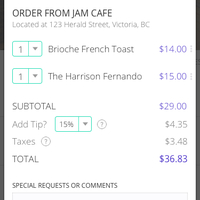 Foodlandia - Check Out - Review Order