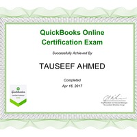 QuickBooks Certificate