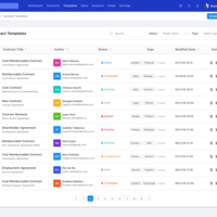 Contract management tool screen 3