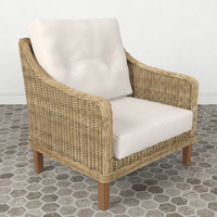 Rattan Patio Club Chair