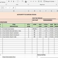 Disposal Form
