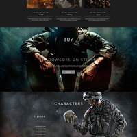 Gaming Web Ui Design
