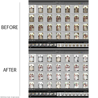 Wedding before and after gallery