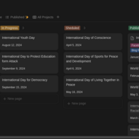 Content Planning with Notion