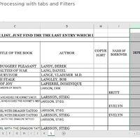 Data Encoding and Processing with Tabs and Filter