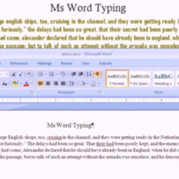Image Typing into MS word