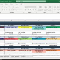 Monthly Content Calendar Planning