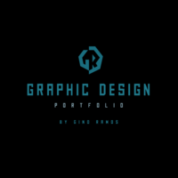 Personal portfolio cover with logo