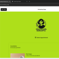 Acuity Scheduling page set-up