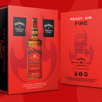Jack Daniel's Fire Gift Box Design