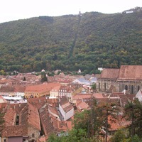 A view of the old part of Brasov