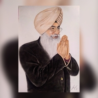 Sketch of Shri Radha Swami ji 