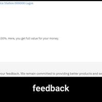 Customer Feedback