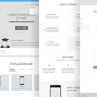 Quiklo Landing Wireframe