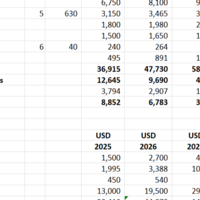 Financial projections