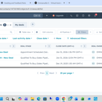 HUBSPOT: CREATION OF DEALS