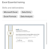 Certificate of completion 