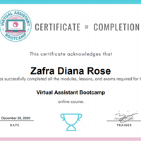 Certificate of Completion (VA Bootcamp
