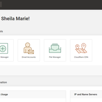 My siteground account