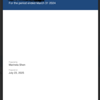 Cover Page - Management Report
