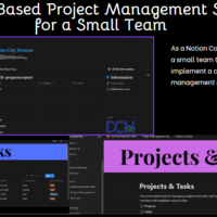 Notion-Based Project Management System or a Small Team
