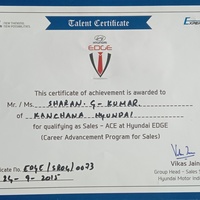Talent Certificate