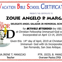 Certificate VBS Temolate
