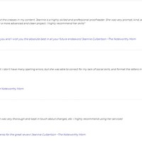 These are some of my reviews.