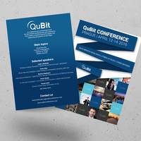 QuBit - poster design