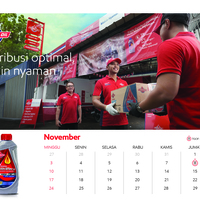Federal Oil  Corporate Calendar Creative Design
